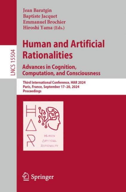 Book cover of: Human and Artificial Rationalities. Advances in Cognition, Computation, and Consciousness. By: Jean Baratgin