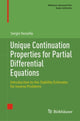 Book cover of: Unique Continuation Properties for Partial Differential Equations
