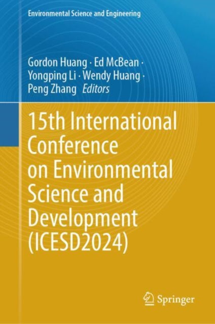 Book cover of: 15th International Conference on Environmental Science and Development (ICESD2024)