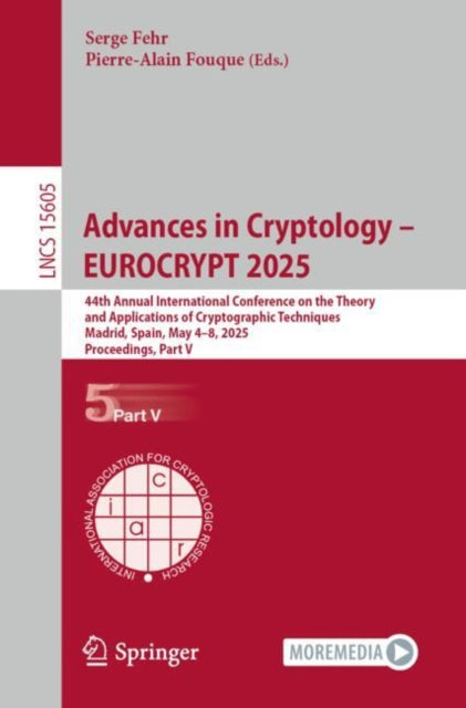 Book cover of: Advances in Cryptology – EUROCRYPT 2025
