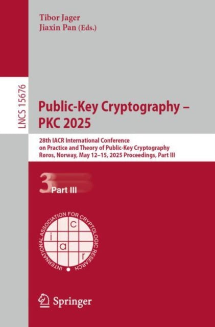 Book cover of: Public-Key Cryptography – PKC 2025