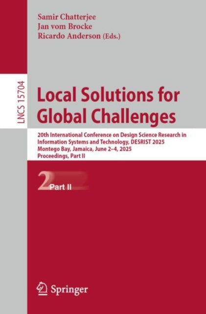 Book cover of: Local Solutions for Global Challenges
