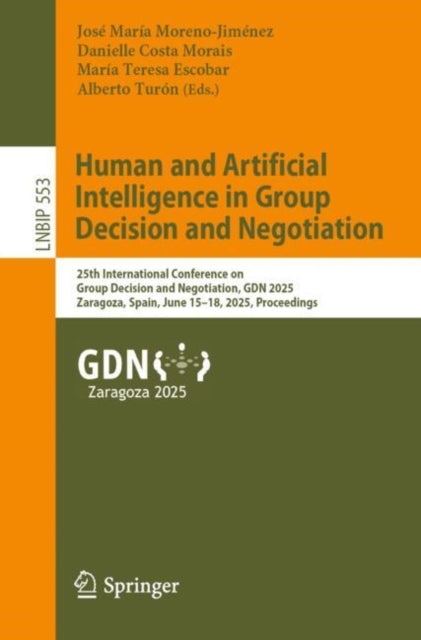 Book cover of: Human and Artificial Intelligence in Group Decision and Negotiation