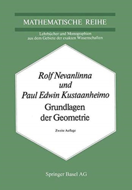 Book cover of: Grundlagen der Geometrie. By: R. Nevanlinna