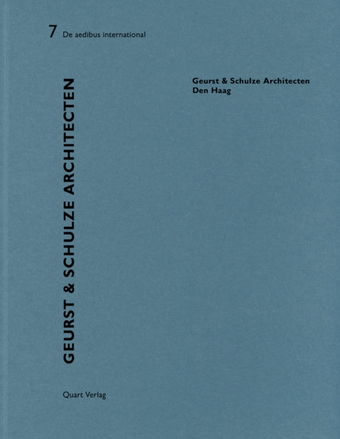 Book cover of: Geurst and Schulze: de aedibus international. By: Jeroen Geurst