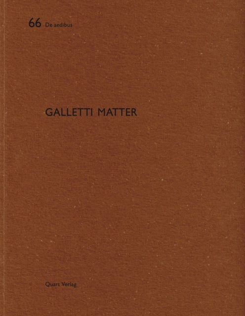Book cover of: Galletti Matter. By: Olivier Galletti