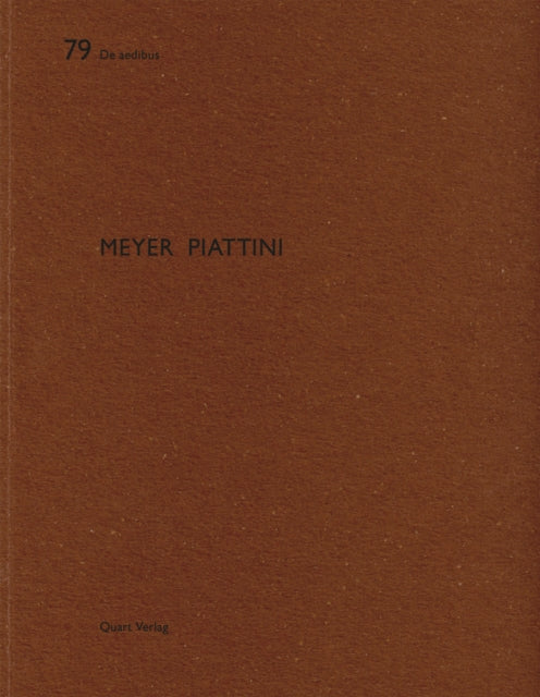 Book cover of: Meyer Piattini. By: Heinz Wirz