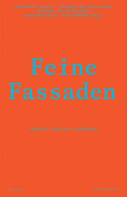 Book cover of: Feine Fassaden. By: Lando Rossmaier