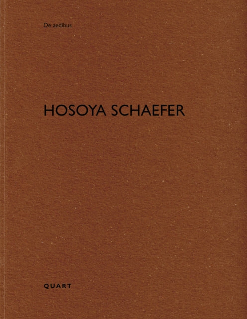 Book cover of: Hosoya Schaefer. By: Heinz Wirz