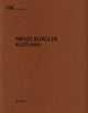 Book cover of: Menzi Burgler Kuithan. By: Heinz Wirz