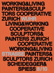 Book cover of: Working and Living. By: PAINTERS SCULPTORS COOP