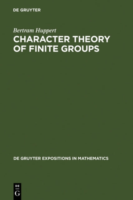 Book cover of: Character Theory of Finite Groups