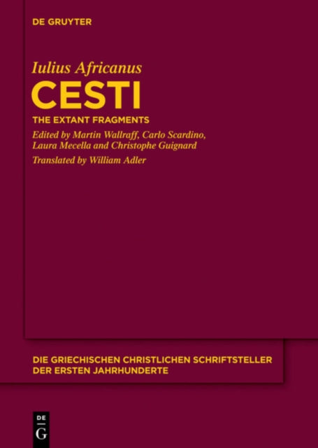 Book cover of: Cesti. By: Iulius Africanus