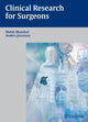 Book cover of: Clinical Research for Surgeons. By: Mohit Bhandari