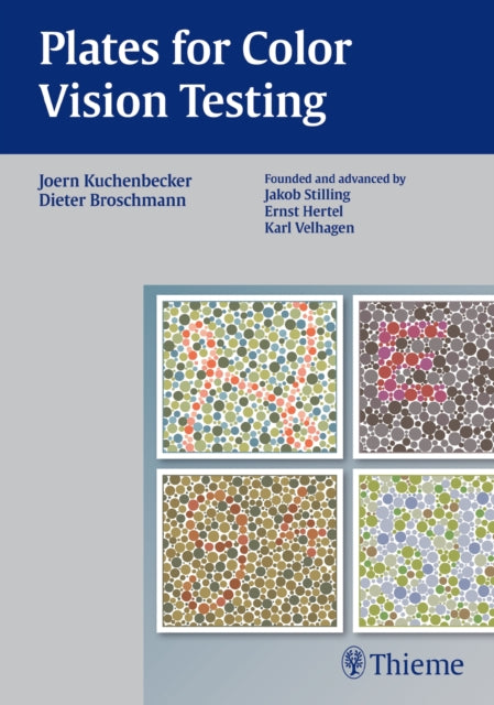 Book cover of: Plates for Color Vision Testing. By: Dieter Broschmann