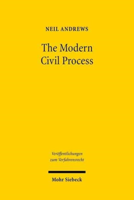 Book cover of: Modern Civil Process. By: Neil Andrews