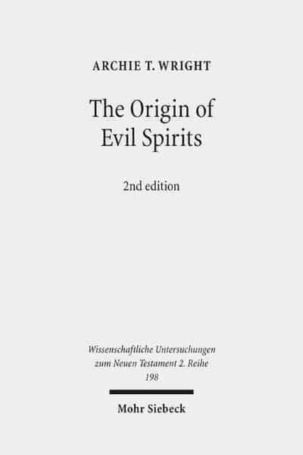 Book cover of: Origin of Evil Spirits. By: Archie Wright