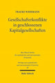 Book cover of: Gesellschafterkonflikte in geschlossenen Kapitalgesellschaften. By: Frauke Wedemann