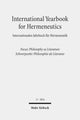 Book cover of: International Yearbook for Hermeneutics / Internationales Jahrbuch fur Hermeneutik