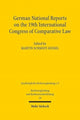 Book cover of: German National Reports on the 19th International Congress of Comparative Law. By: Martin Schmidt-Kessel