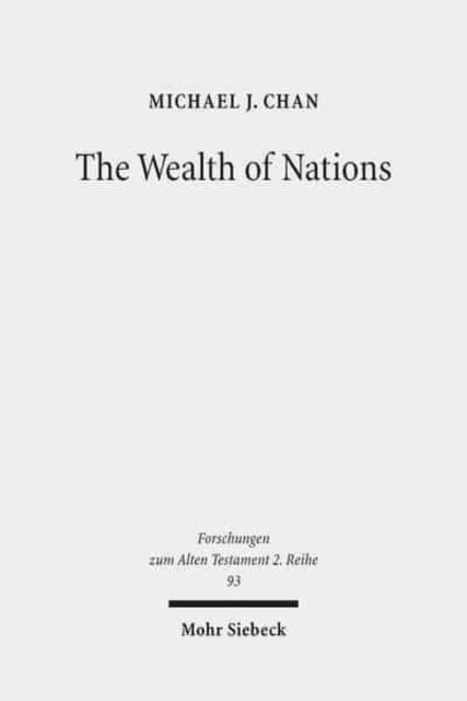 Book cover of: Wealth of Nations. By: Michael J. Chan