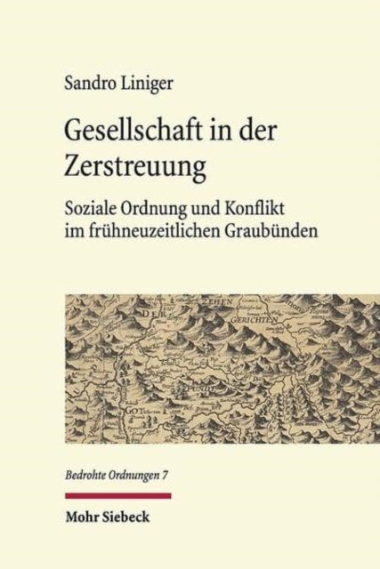 Book cover of: Gesellschaft in der Zerstreuung. By: Sandro Liniger