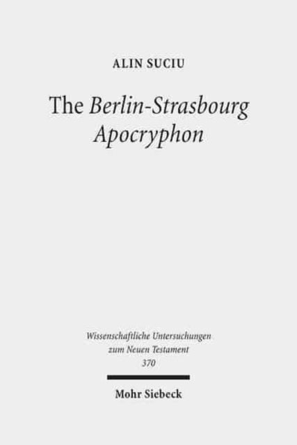 Book cover of: Berlin-Strasbourg Apocryphon. By: Alin Suciu