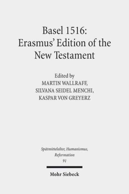Book cover of: Basel 1516. By: Martin Wallraff