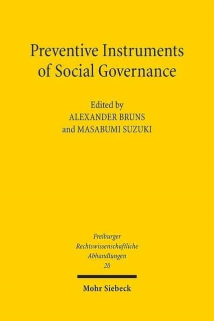 Book cover of: Preventive Instruments of Social Governance. By: Alexander Bruns
