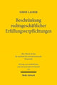 Book cover of: Beschrankung rechtsgeschaftlicher Erfullungsverpflichtungen. By: Simon Laimer