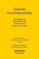 Book cover of: Corporate Social Responsibility. By: Holger Fleischer