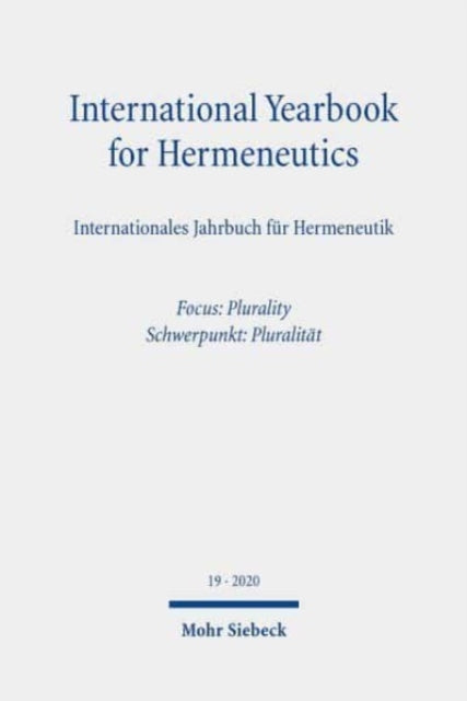Book cover of: International Yearbook for Hermeneutics/Internationales Jahrbuch fur Hermeneutik. By: Günter Figal