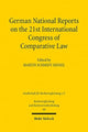 Book cover of: German National Reports on the 21st International Congress of Comparative Law. By: Martin Schmidt-Kessel