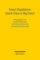 Book cover of: Smart Regulation: Quick Data or Big Data?. By: Rainer Niemann