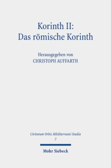 Book cover of: Korinth II: Das romische Korinth. By: Stefan Krauter