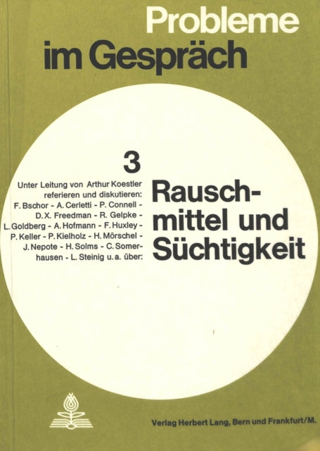 Book cover of: Rauschmittel und Suechtigkeit. By: Gottlieb-Duttweiler-Institut