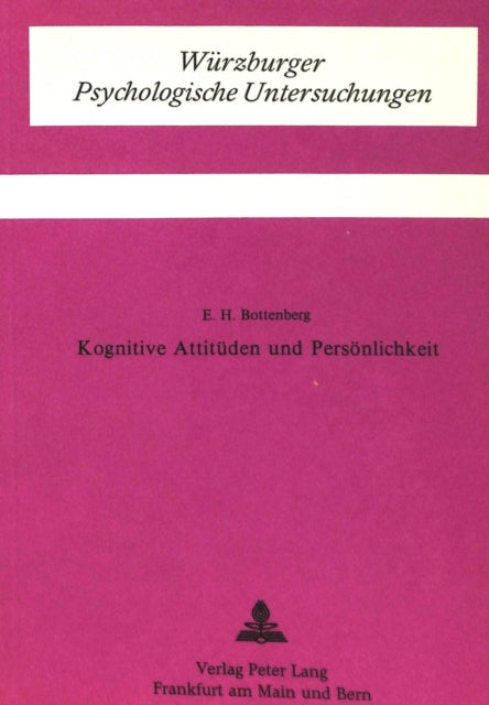 Book cover of: Kognitive Attitueden und Persoenlichkeit
