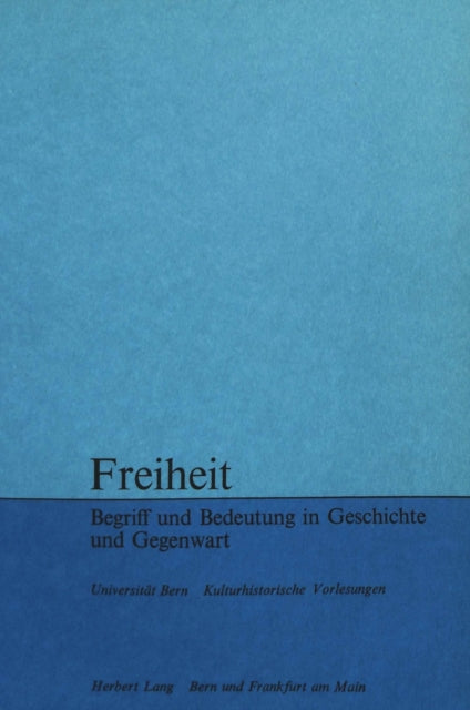Book cover of: Freiheit. By: Andre Mercier