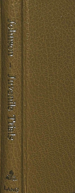 Book cover of: Juvenile Trials. By: Richard Johnson