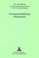 Book cover of: Genossenschaftliches Woerterbuch. By: Axel Bänsch