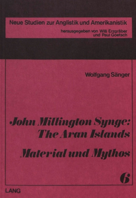 Book cover of: John Millington Synge: The Aran Islands