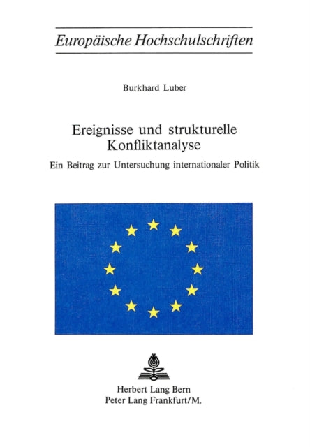 Book cover of: Ereignisse und strukturelle Konfliktanalyse