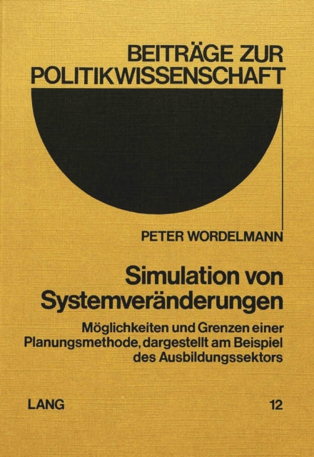 Book cover of: Simulation von Systemveraenderungen