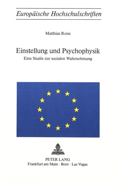 Book cover of: Einstellung und Psychophysik