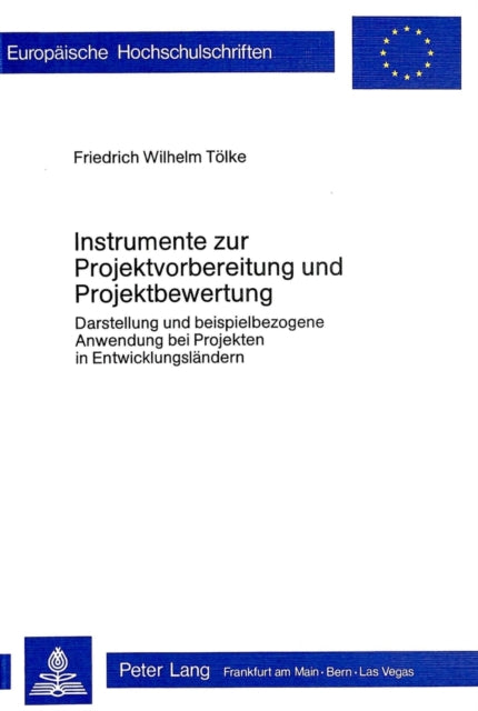 Book cover of: Instrumente zur Projektvorbereitung und Projektbewertung