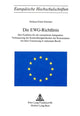 Book cover of: Die EWG-Richtlinie