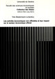 Book cover of: Les activites economiques non officielles et leur impact sur le secteur economique officiel