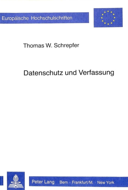 Book cover of: Datenschutz und Verfassung