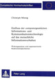 Book cover of: Einfluss der computergestuetzten Informations- und Kommunikationstechnologie auf das menschliche Informationsverhalten