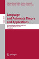 Book cover of: Language and Automata Theory and Applications. By: Adrian-Horia Dediu